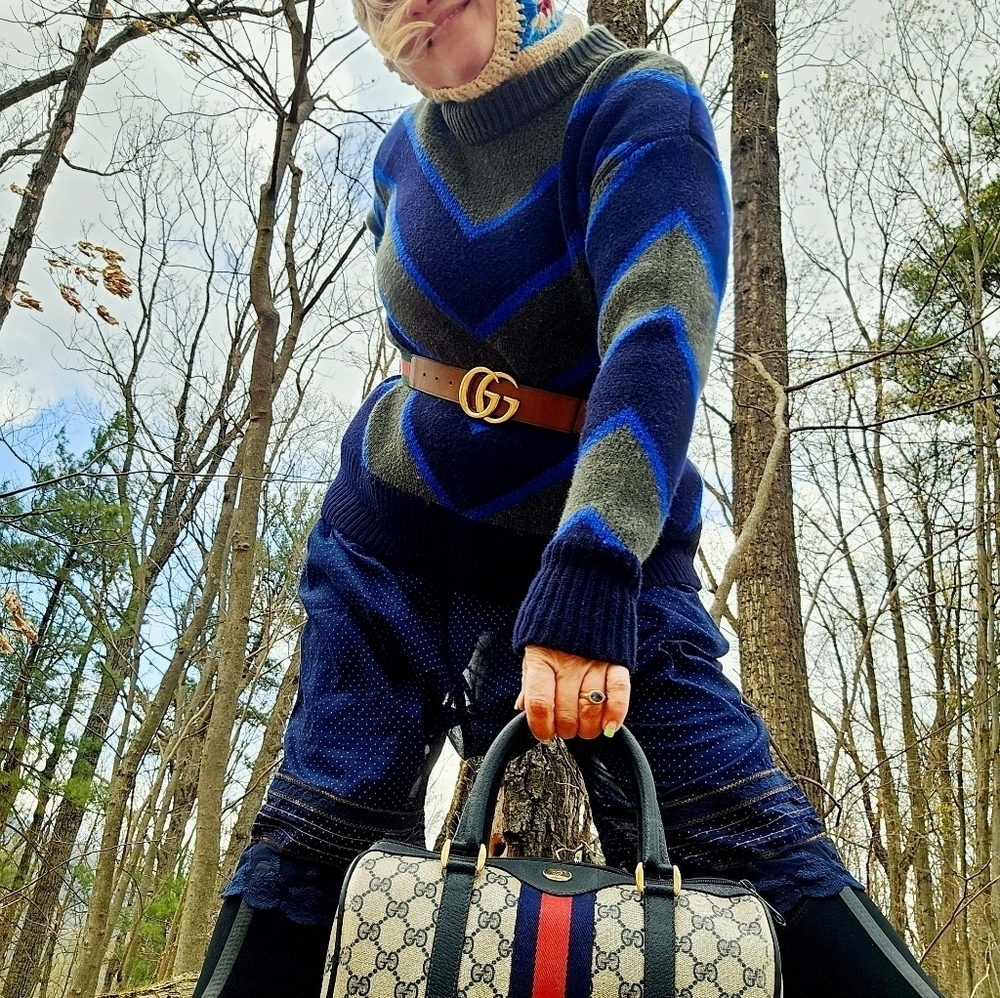 Gucci Vintage Mini Monogram Sherry Duffle - Picture 3 of 14